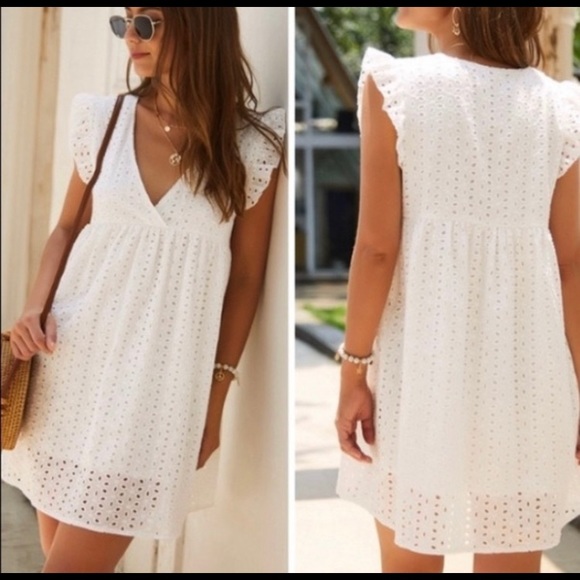 White Day Dream Baby Doll Dress - Picture 2 of 5